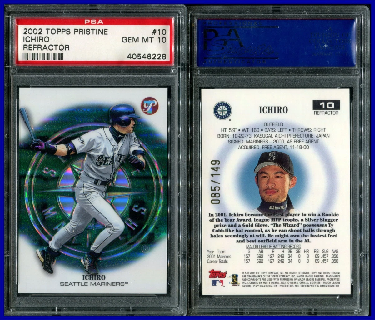 Ichiro Suzuki Professional Sports Authenticator (PSA) Baseball