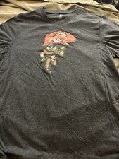 Ohio State Buckeyes Brutus Mascot Tee Mens Large Gray