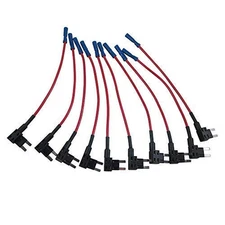 12V Car Add-A-Circuit TAP Adapter Fuse Holder for Mini ATM APM Blade Fuse (Pa...