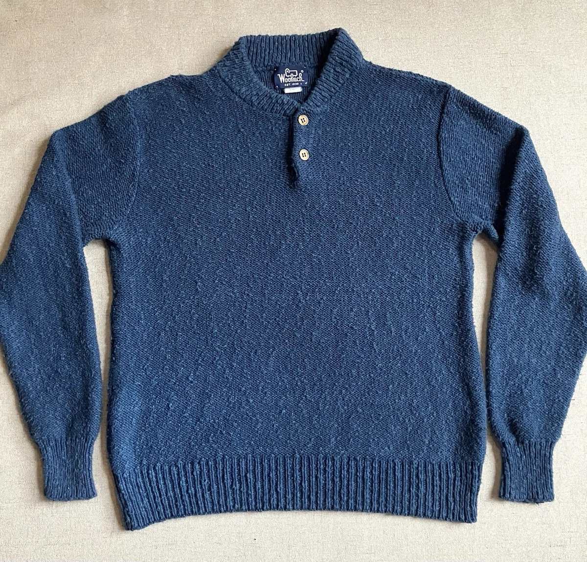 Woolrich Cotton Blue Sweaters for Men for sale | eBay