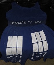 Dr Who Tardis Dress - Size Medium