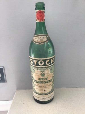 VINTAGE-Stock Dry Vermouth- Store Display 23  Tall