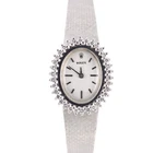 VINTAGE 1971 PAPERS Rolex 14k White Gold DIAMOND Silver 21mmX26mm 8330 Watch