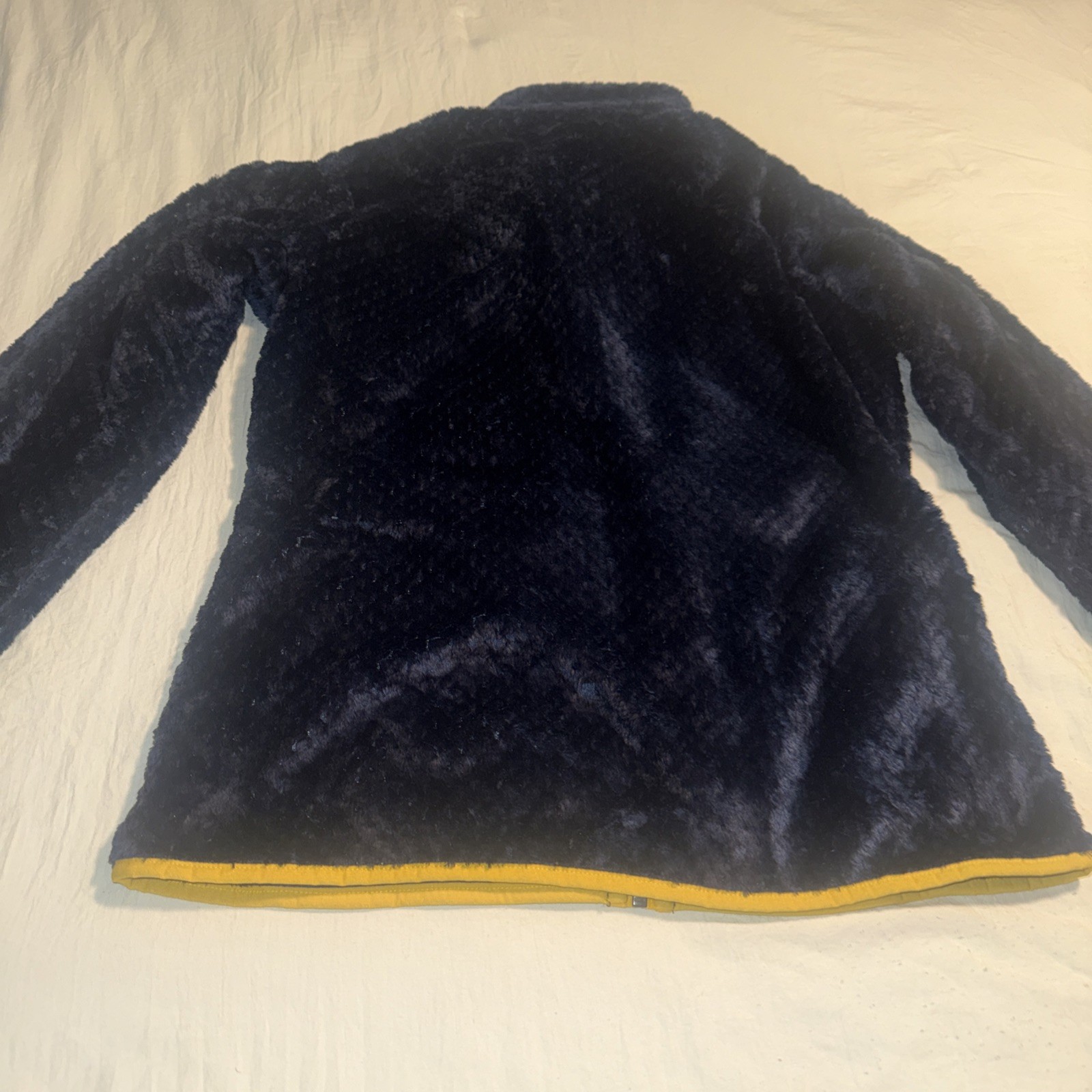 Michigan Wolverines Jacket Women's  Navy CLG Fire Side II Sherpa FZ New Medium thumbnail 6