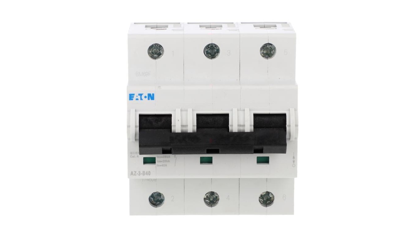 3P B 40A Overcurrent Switch 25kA AC AZ-3-B40 174509