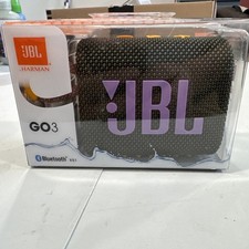 JBL GO3 Bluetooth Waterproof Dustproof Speaker Black Yellow 5hr Battery Life