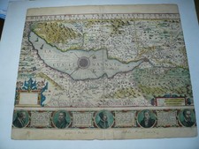 Chorographica Tabula Lacus Lemanni..., Mercator-Hondius, anno 1607, french editi