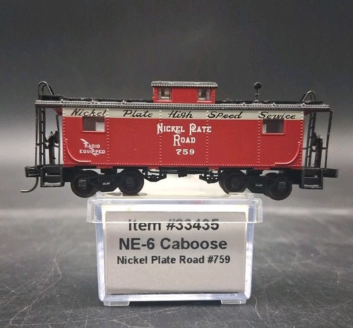 Placa de níquel Atlas 33435 NE-6 Caboose carretera calibre 759 N | Condition: Used