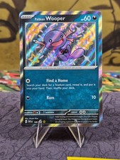 Pokemon TCG Paldean Wooper 180/091 Paldean Fates Baby Shiny Rare Holo Card NM on eBay