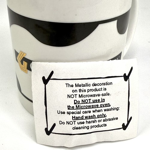 2 Vintage 90s Y2K Coffee Mugs - Gateway Country Cow Print / It’s Coming… - Picture 7 of 15