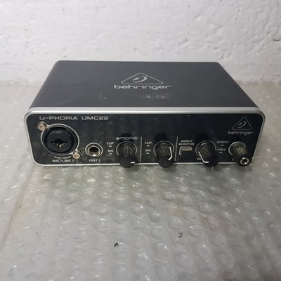 BEHRINGER U PHORIA UMC 22 USB INTERFACE