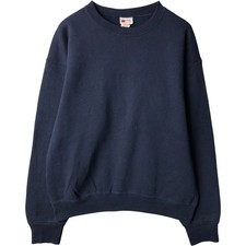 Vintage 90'S BASSETT-WALKER plain blank sweatshirt made in the USA size L men's