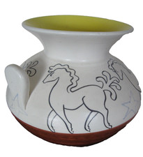 Grand vase Faience MONACO