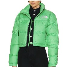 The North Face Nuptse Short Jacket in Chlorop...
