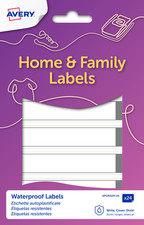 Avery Self-Laminating Labels, 86x17mm, Waterproof, 24 Pack (APGRIS24)