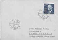 ICELAND - 1984  COVER  - SPECIAL CANCELLATION   [075]