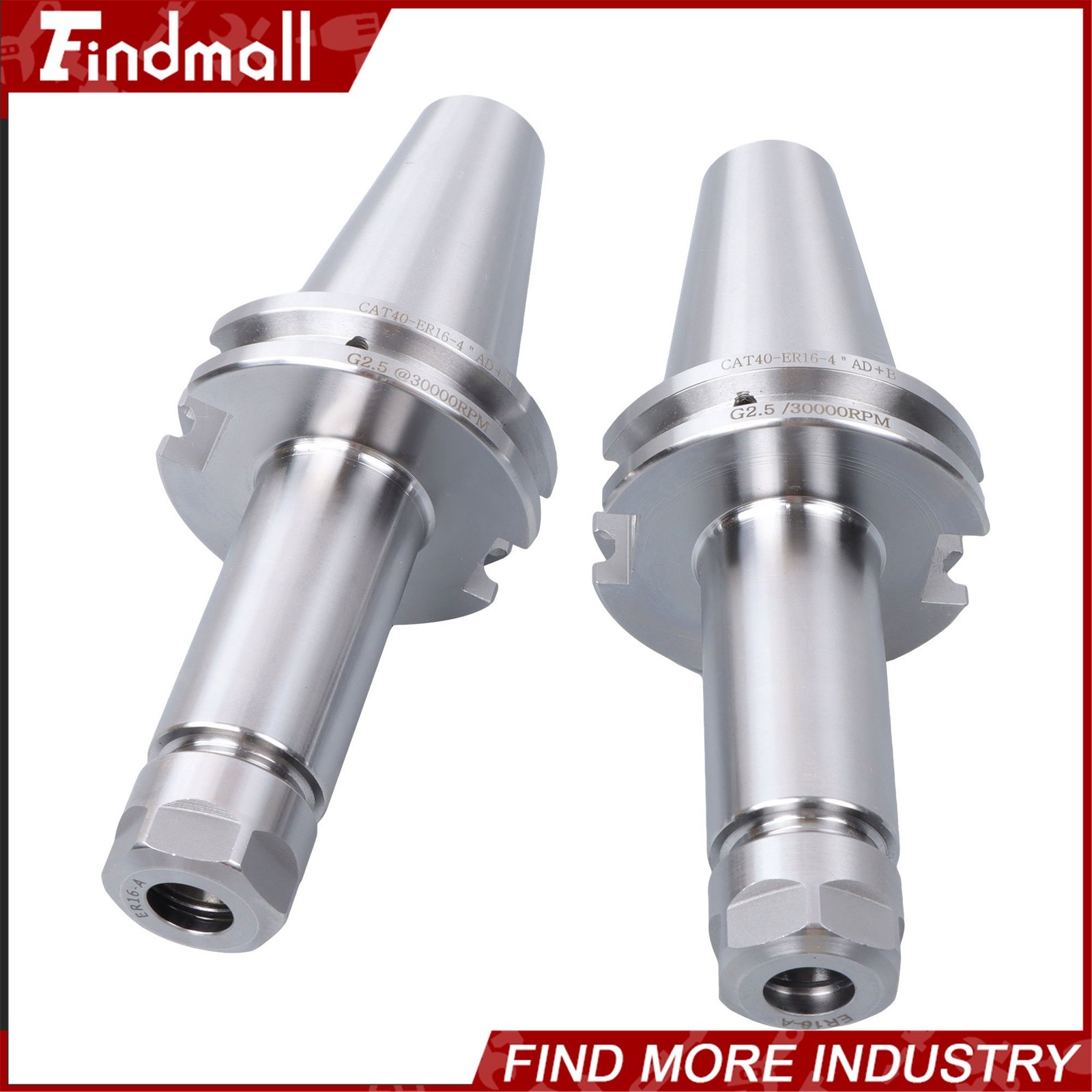 Findmall 4Pc CAT40 ER16 Tool Holder Set 2×2.76" 2×4" Balanced 20,000 RPM thumbnail 19