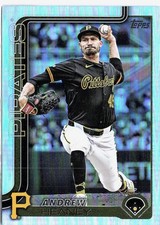 2025 Topps Update #US299 Andrew Heaney Aqua Holo Foil