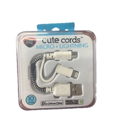 IHip USB Micro InterChangeable Cord 10 Feet For iPod iPhone iPad Or Android