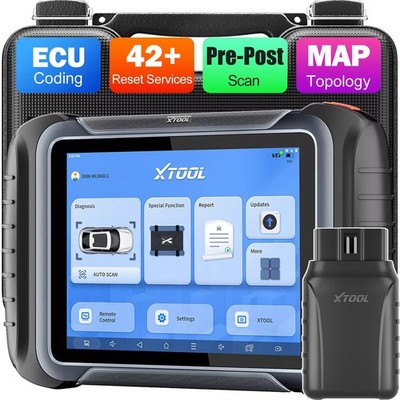 USED XTOOL D8W 2.0 Bidirectional Diagnostic Scan Tool Topology Mapping 42+ Reset