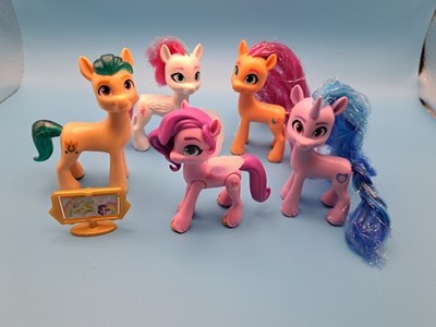 2021 Hasbro My Little Pony (Gen 5) Brushable Hair Figures Lot Of 5