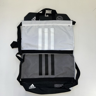 #ad #ad Adidas Amplifier II Blocked Sackpack Black and White Drawstring Backpack $19.99