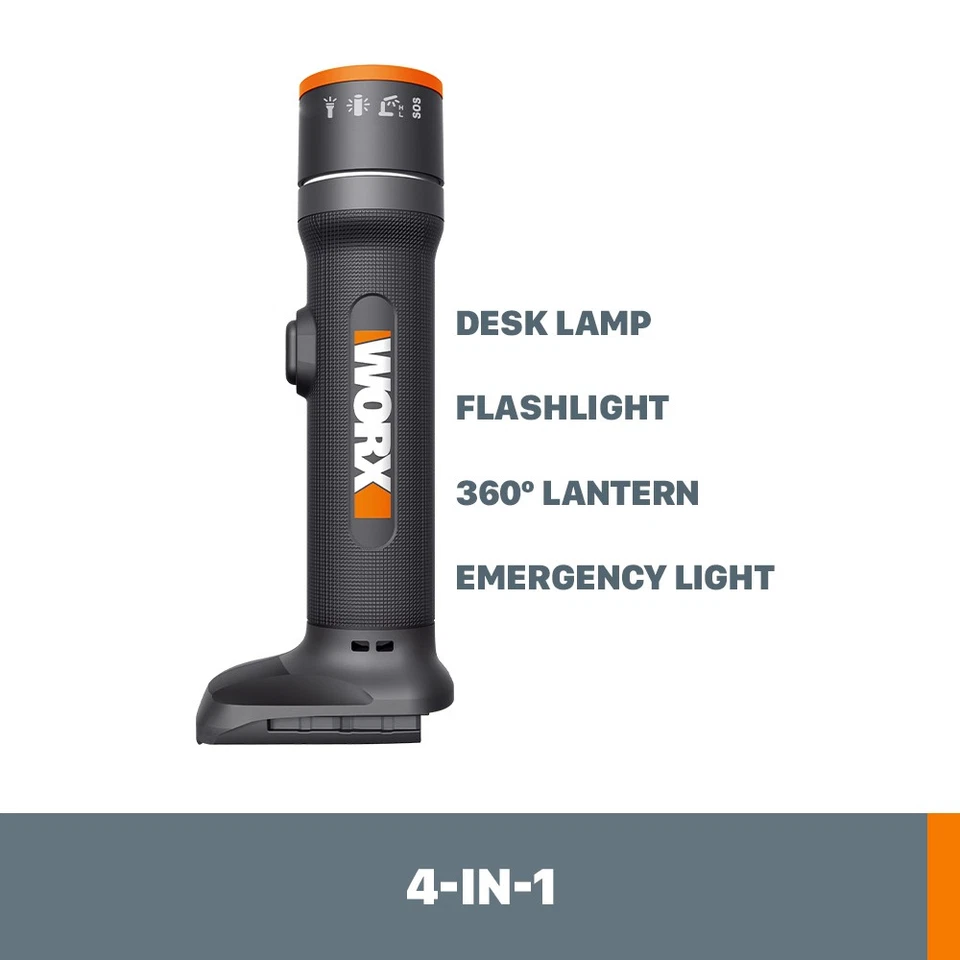 WX027L.9 Worx 20V MaxLithium Cordless Multi-Function LED Flashlight (Tool Only) - Image 4 of 4
