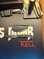 Tkell Agent 005 Fixed Blade Knife S35VN USA Made EDC Combat BDU G10