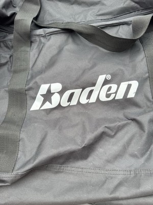 Baden Ball Bag holds 6 basketballs or 10 footballs heavy duty with strap black