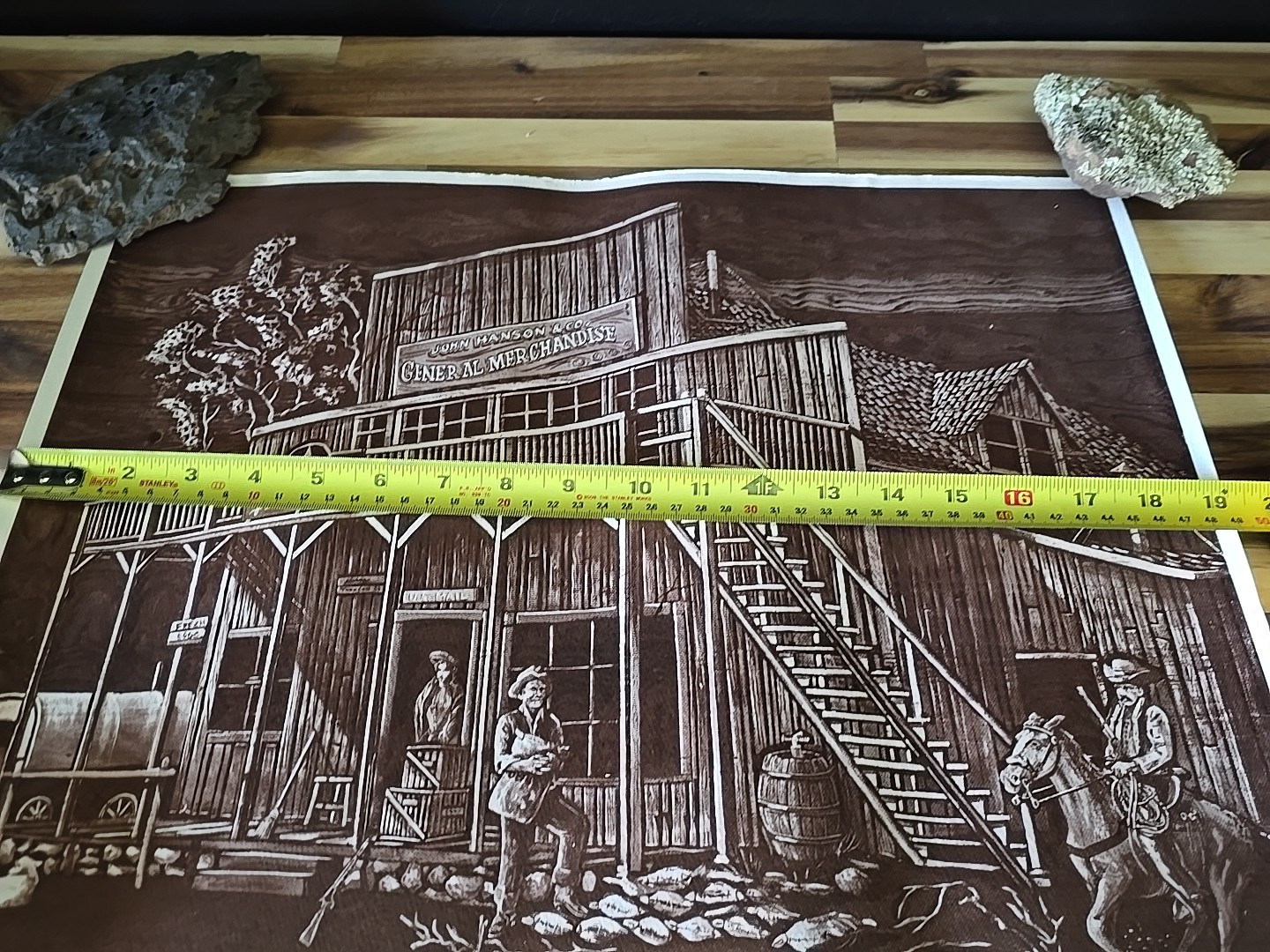 Gary Stone John Hanson Co General Store Western Print #88 Of 600, Signed