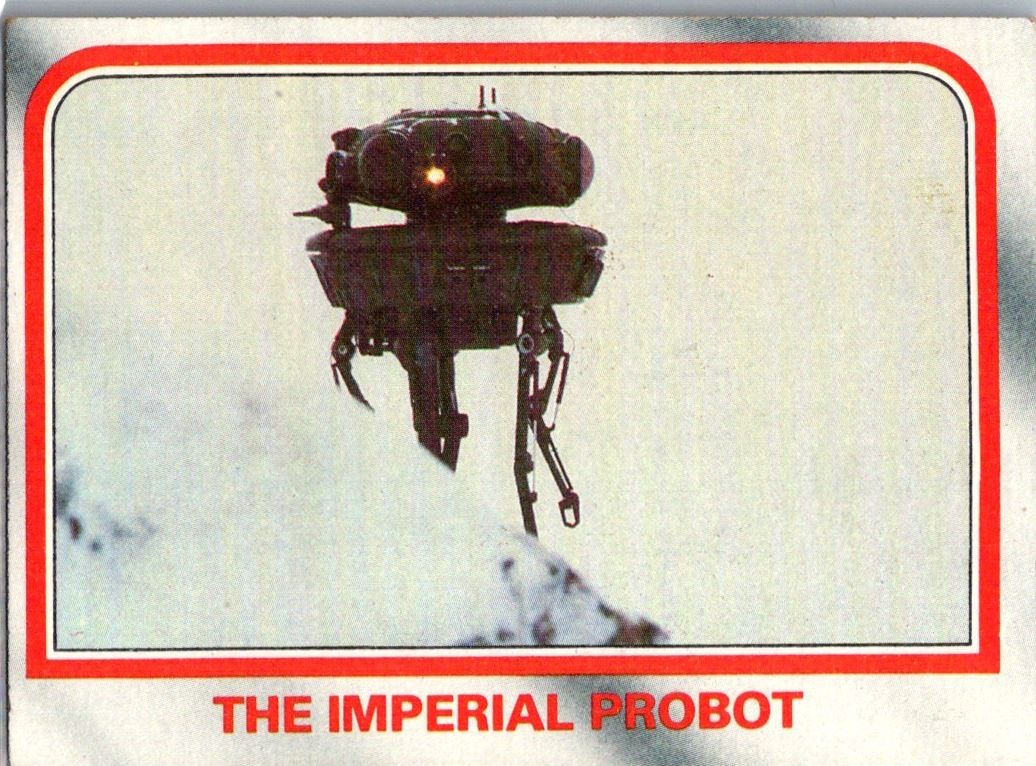 1980 TOPPS THE IMPERIAL PROBOT THE EMPIRE STRIKES BACK #12