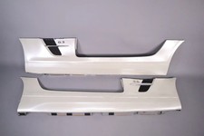 Mercedes SLS AMG Seitenschweller Set rechts / links silber stark gebraucht