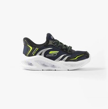 Image of Skechers SKECHERS METEOR-LGIHT-BRISK-B Boys Casual Lace-Up Trainers