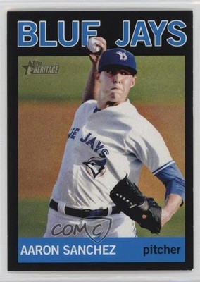 2013 Topps Heritage Minor League Edition Black /96 Aaron Sanchez #222 m4l