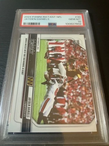 2024 Panini Instant-JAYDEN DANIELS RC #30 PSA GEM MINT 10  (1 of 2774)
