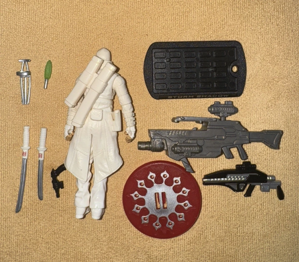 GI Joe 2009 Storm Shadow v32 Rise of Cobra Hasbro Completo Foto 2 de 2