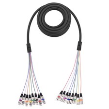 26.25FT 8 Channel XLR Snake Cable, Microphone Cords XLR Male to Female Cable