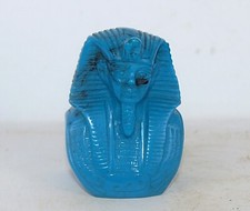 Rare Ancient Egyptian Antique Faience Statue of King Tut Ankh Amun Egyptology BC