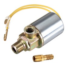 Air Horn Solenoid Heavy Duty Electric Valve 14 Chrome Car Train Truck 12v 24v