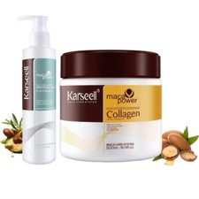 Karseell Protein Cream Collagen Mask Damaged Hair Repair Leave In Heat Protector