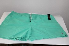 NWT Polo Ralph Lauren Swimwear Trunks Board Shorts 3XB Green 0018