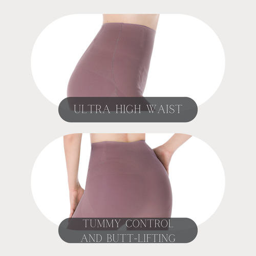 Ultra High Waisted Leggings for Women Elastic Opaque Tummy Control Leggings - Picture 24 of 39