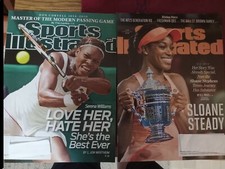 Serena Williams Sports Illustrated 2010 & Sloane Stephens Sept. 2017 Issue Addre