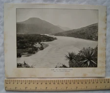 Vintage illustration: View on the Tugela River