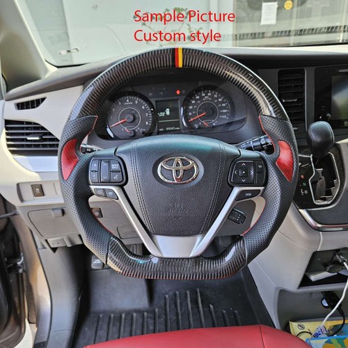 Volante de fibra de carbono forjado Asmodus 2015-19 Highlander 15-19 Sienna - Imagen 8 de 8