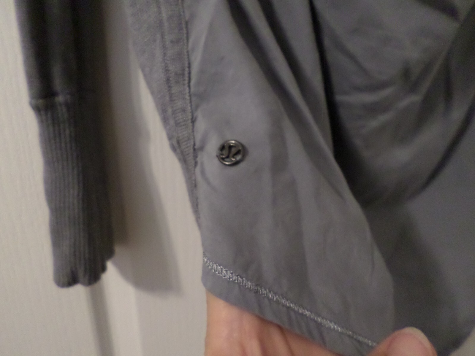 Lululemon Unity Pullover drape contrast back hi l… - image 5