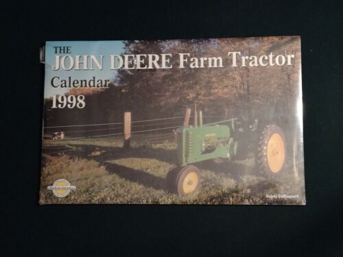 John Deere Ciągnik rolniczy Kalendarz 1998 Motobooki Międzynarodowa fabryka zapieczętowana  - Zdjęcie 1 z 9