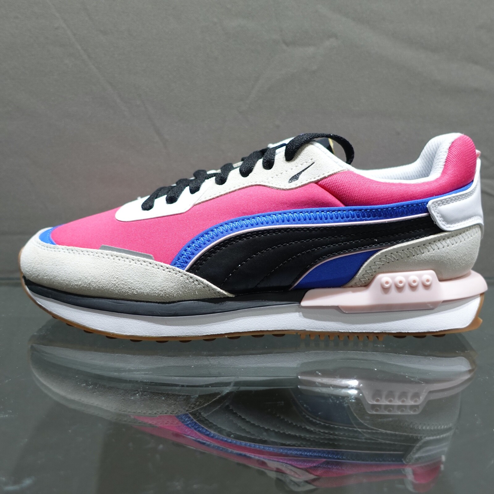 Мужские кроссовки Puma City Rider 8,5 размера, розовые, синие спортивные кроссовки #4404