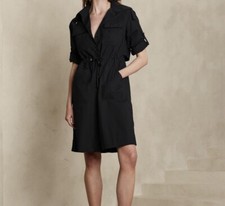 BANANA REPUBLIC TRENCH-BACK SHIRTDRESS Retail: $130
