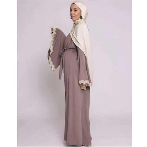 Ramadan Kaftan Abaya Muslim Women Long Dress Maxi Robe Dubai Party Gown Abayas - Picture 164 of 220